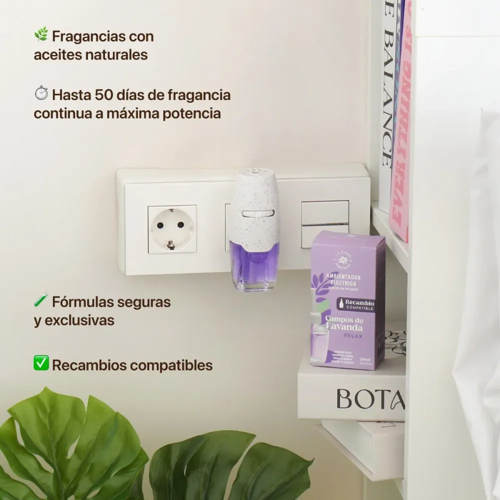Recambio Lavanda 20ml para Ambientador Eléctrico 2D-04-B