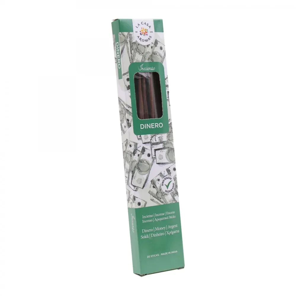 Pack 20 Varillas de Incienso Aroma Dinero 2D-04-C