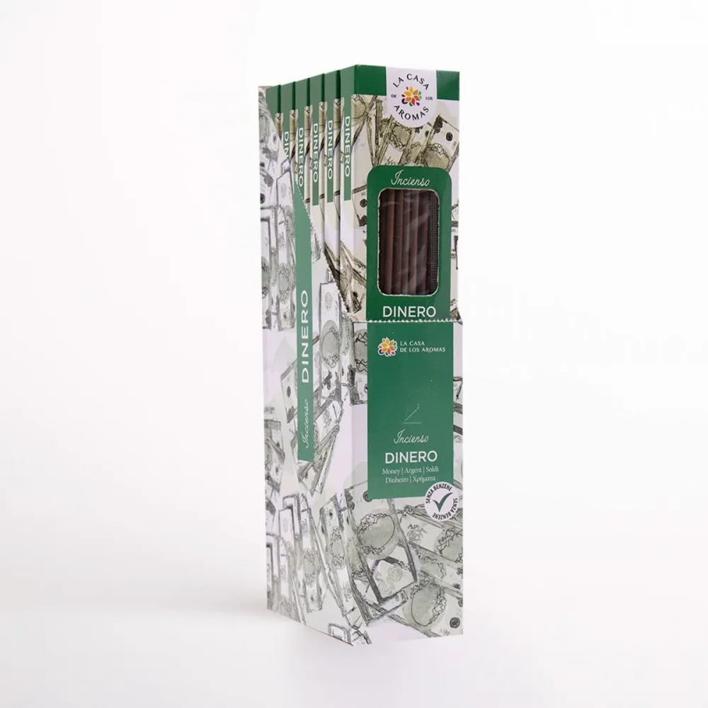 Pack 20 Varillas de Incienso Aroma Dinero 2D-04-C