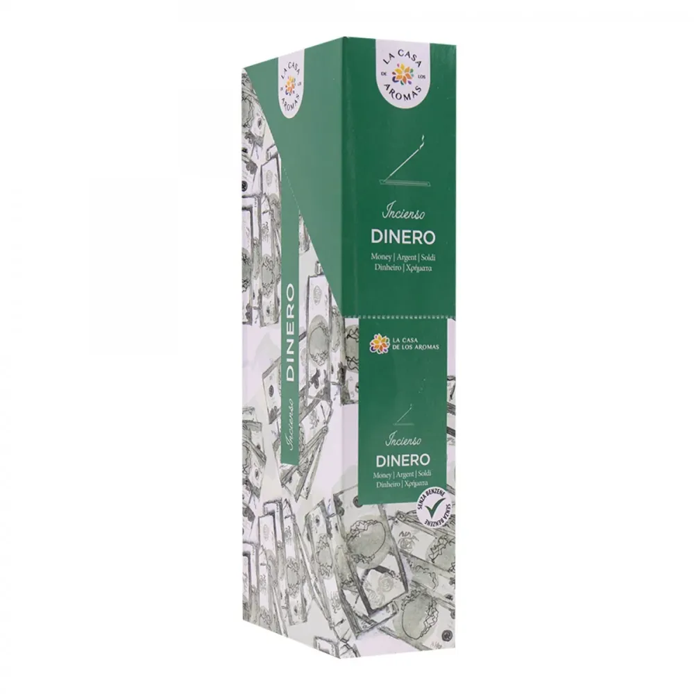 Pack 20 Varillas de Incienso Aroma Dinero 2D-04-C