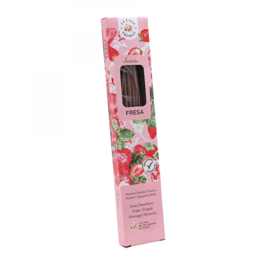 Pack 20 Varillas de Incienso Aroma Fresa 2D-04-C