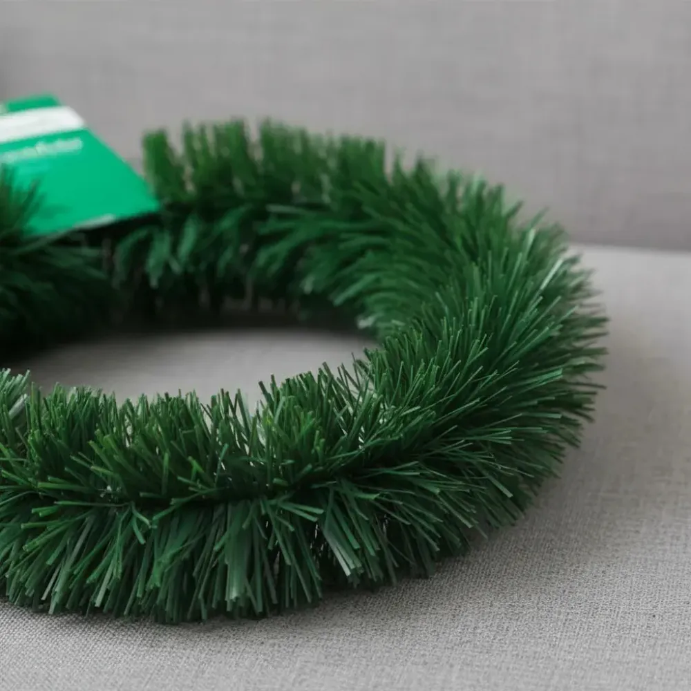 Adorno De Navidad Decorativo Boa Verde Verde Lisa 3C Accesorios