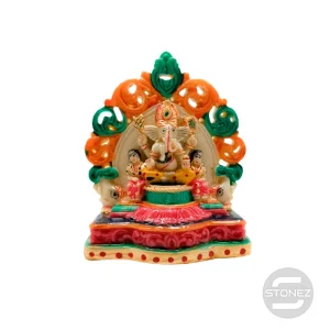 60854 Figura En Resina Diosa Ganesha 8 X 10 Cms Aprox.