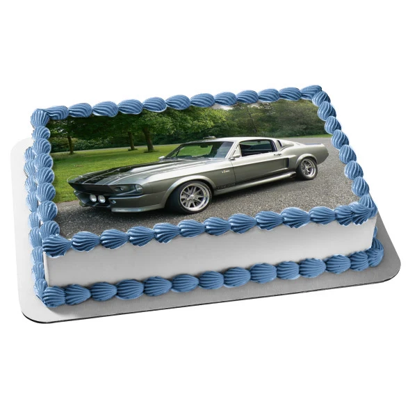 1967 Mustanggt500 Fastback Imagen comestible para decoración de tarta ABPID52823 A Birthday Place