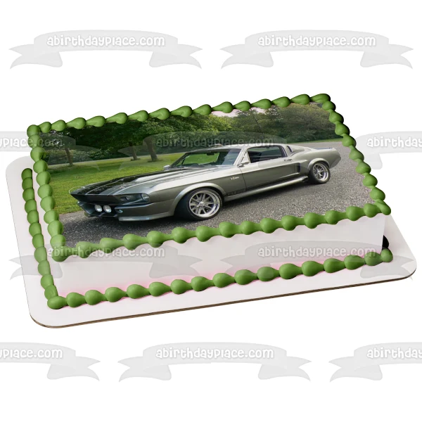1967 Mustanggt500 Fastback Imagen comestible para decoración de tarta ABPID52823 A Birthday Place