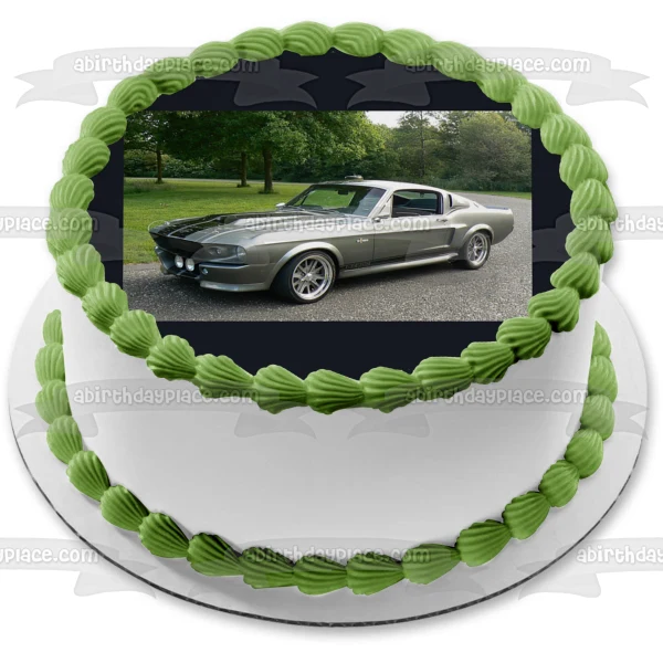 1967 Mustanggt500 Fastback Imagen comestible para decoración de tarta ABPID52823 A Birthday Place