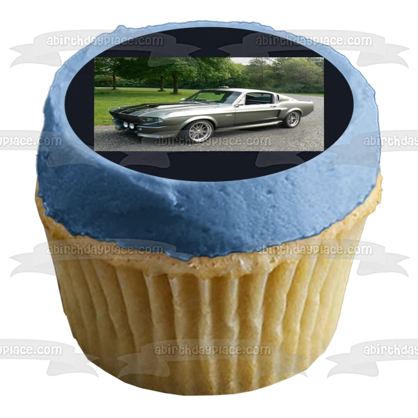 1967 Mustanggt500 Fastback Imagen comestible para decoración de tarta ABPID52823 A Birthday Place