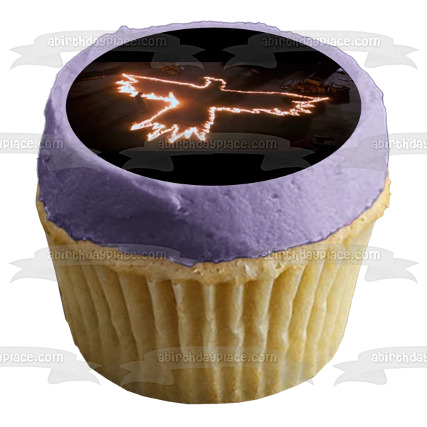 Crow Brandon Lee Classic Film Fire Tin-Tin Escena de muerte Decoración comestible para tarta Imagen ABPID52869 A Birthday...