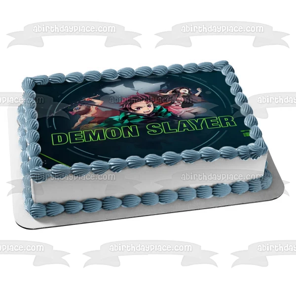 Demon Slayer: Kimetsu No Yaiba Tanjiro Nezukosearch Inosuke Hashibira Imagen comestible para decoración de tarta ABPID5224...