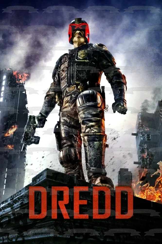 Dredd Karl Urban Judge Dredd Película Decoración comestible para tarta Imagen ABPID52751 A Birthday Place