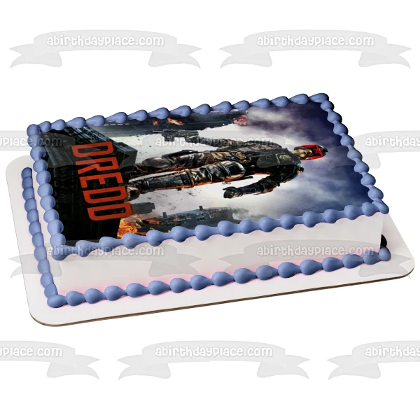 Dredd Karl Urban Judge Dredd Película Decoración comestible para tarta Imagen ABPID52751 A Birthday Place