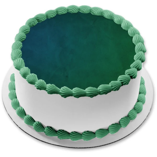 Imagen comestible para decoración de tarta con fondo azul y verde ABPID10577 A Birthday Place