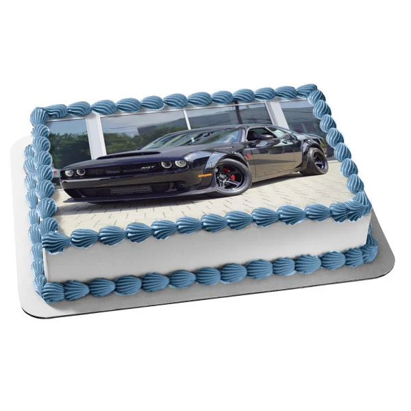 Imagen comestible para decoración de tarta Dodge Demon Quarter ABPID52820 A Birthday Place