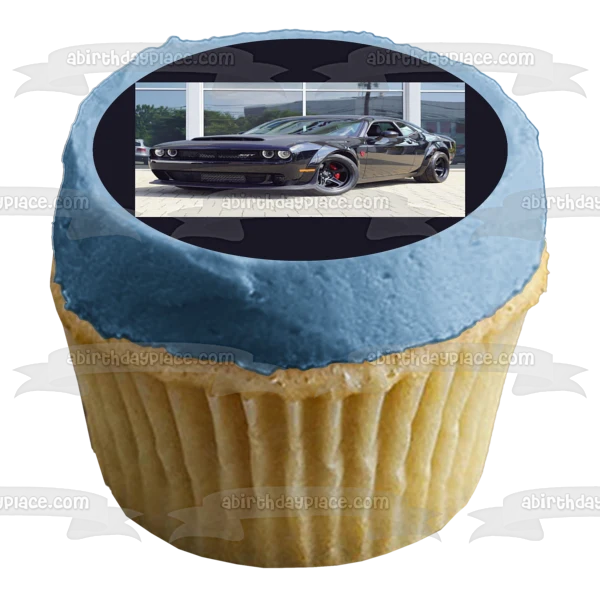 Imagen comestible para decoración de tarta Dodge Demon Quarter ABPID52820 A Birthday Place