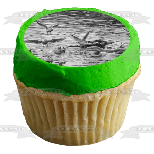 Imagen comestible para decoración de tarta de patos en el agua ABPID52612 A Birthday Place