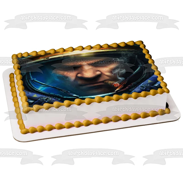 Imagen comestible para decoración de tarta Starcraft PC Gaming Blizzard RTS Terran Marine ABPID52635 A Birthday Place