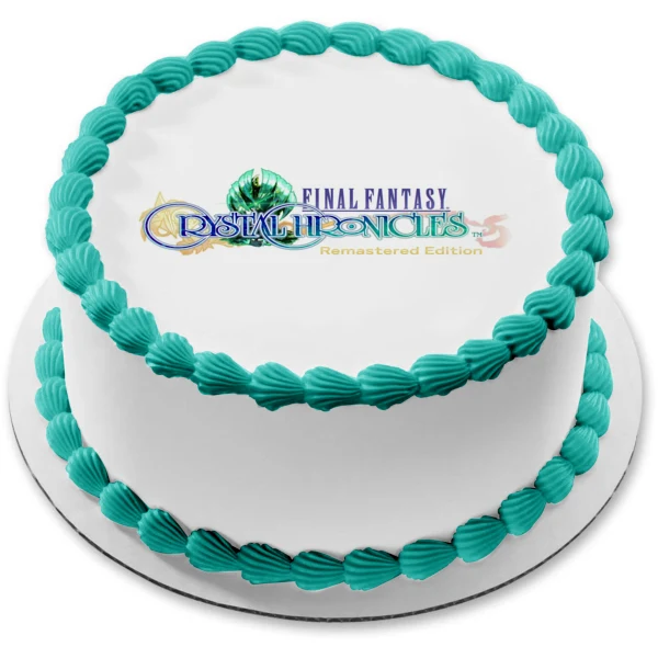 Imagen de decoración comestible para tarta de Final Fantasy Crystal Chronicles Remastered Edition ABPID51787 A Birthday Place
