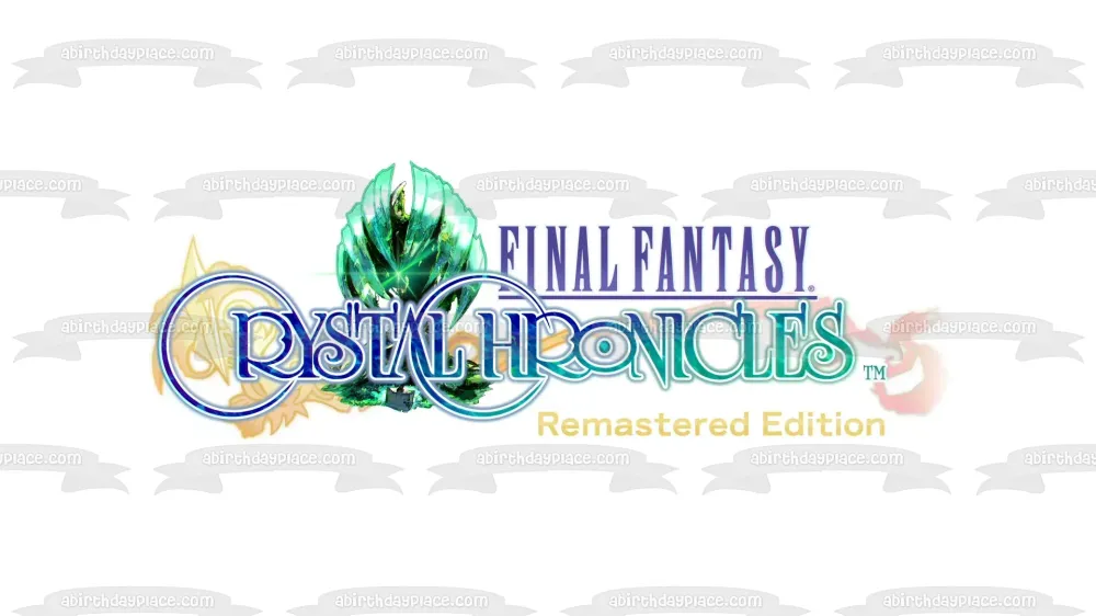 Imagen de decoración comestible para tarta de Final Fantasy Crystal Chronicles Remastered Edition ABPID51787 A Birthday Place