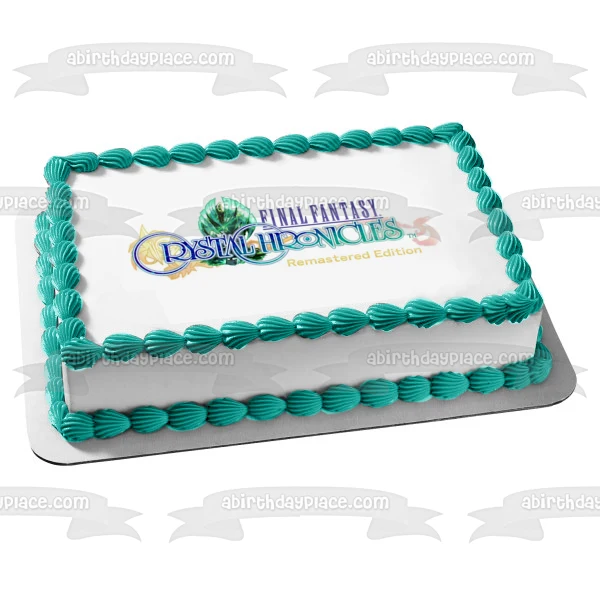 Imagen de decoración comestible para tarta de Final Fantasy Crystal Chronicles Remastered Edition ABPID51787 A Birthday Place