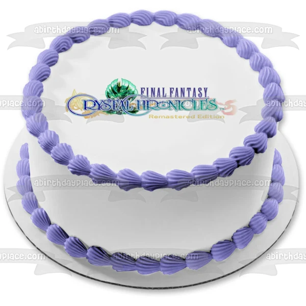 Imagen de decoración comestible para tarta de Final Fantasy Crystal Chronicles Remastered Edition ABPID51787 A Birthday Place
