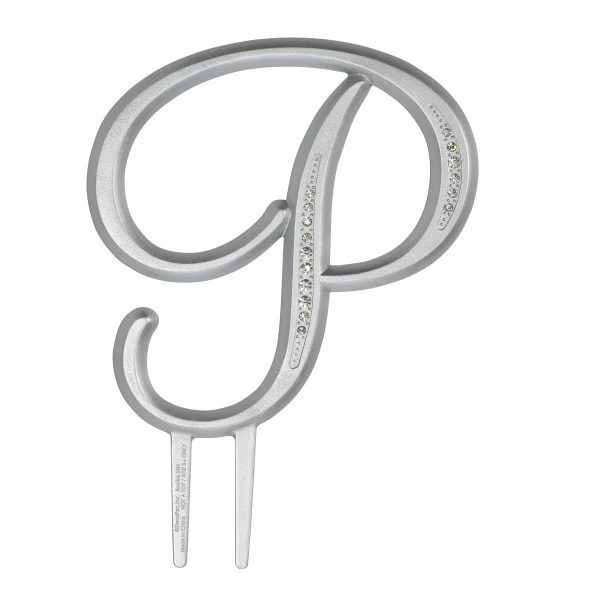 Monograma de letra de diamante P de 4,5" A Birthday Place