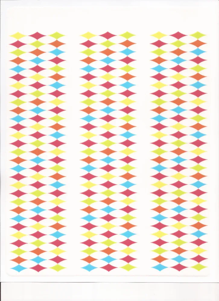 Patrón de fondo colorido Argyle tiras de imágenes comestibles para decoración de tartas ABPID07897 A Birthday Place