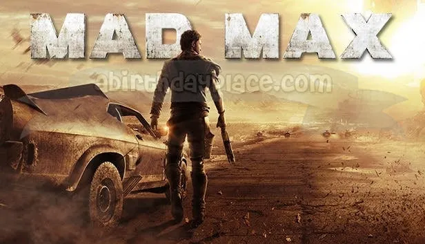 Póster del videojuego Mad Max Imagen comestible para decoración de tarta ABPID52841 A Birthday Place