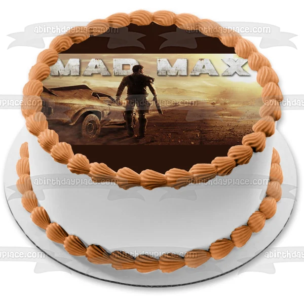 Póster del videojuego Mad Max Imagen comestible para decoración de tarta ABPID52841 A Birthday Place