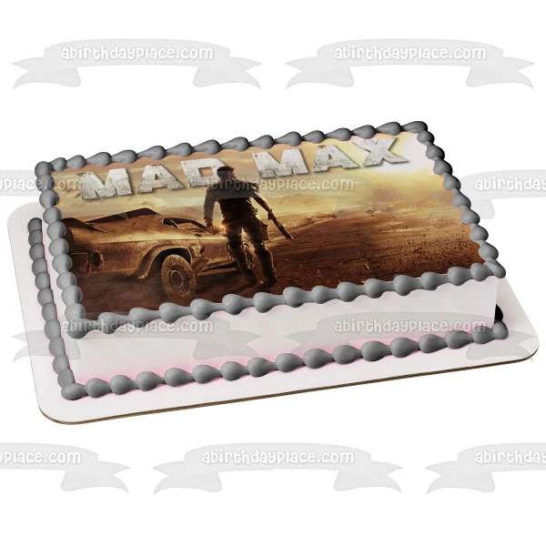 Póster del videojuego Mad Max Imagen comestible para decoración de tarta ABPID52841 A Birthday Place