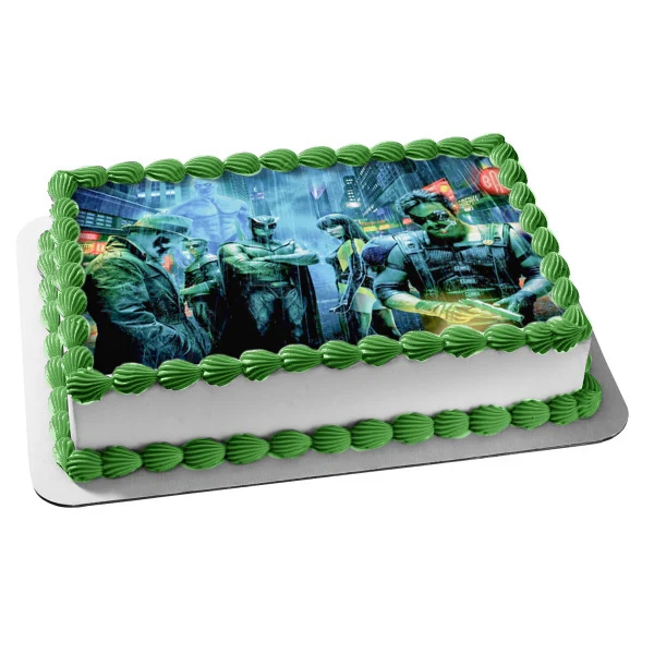 Watchmen Película Silk Spectre Dr. Manhattan Ozymandias Rorschach Nite Owl Comediante Decoración comestible para tarta Ima...