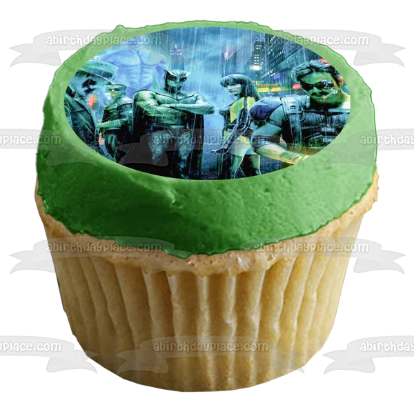Watchmen Película Silk Spectre Dr. Manhattan Ozymandias Rorschach Nite Owl Comediante Decoración comestible para tarta Ima...