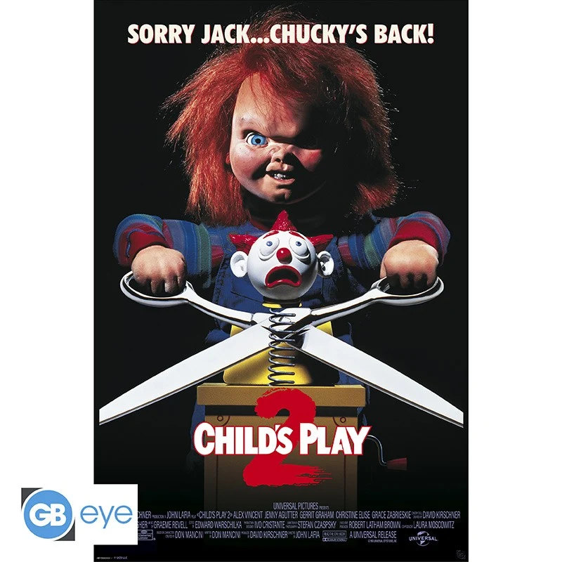 CHUCKY - Poster Maxi 91.5x61 - Child's play 2 ABYSSE
