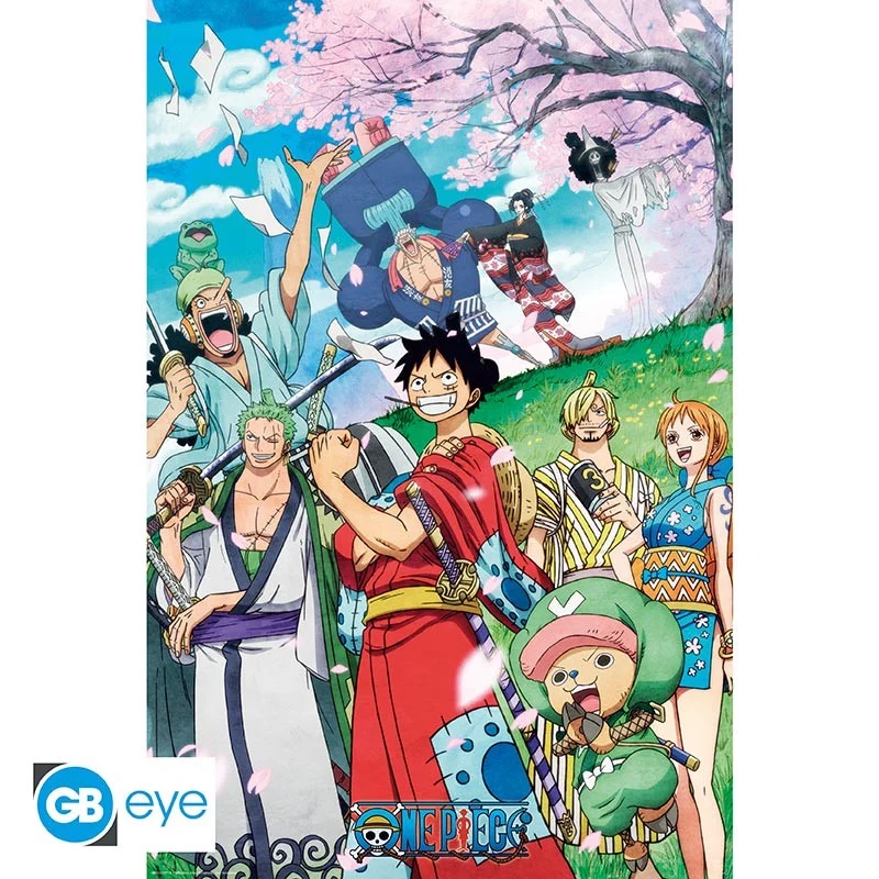 ONE PIECE - Póster "Wano" (91,5 x 61) ABYSSE