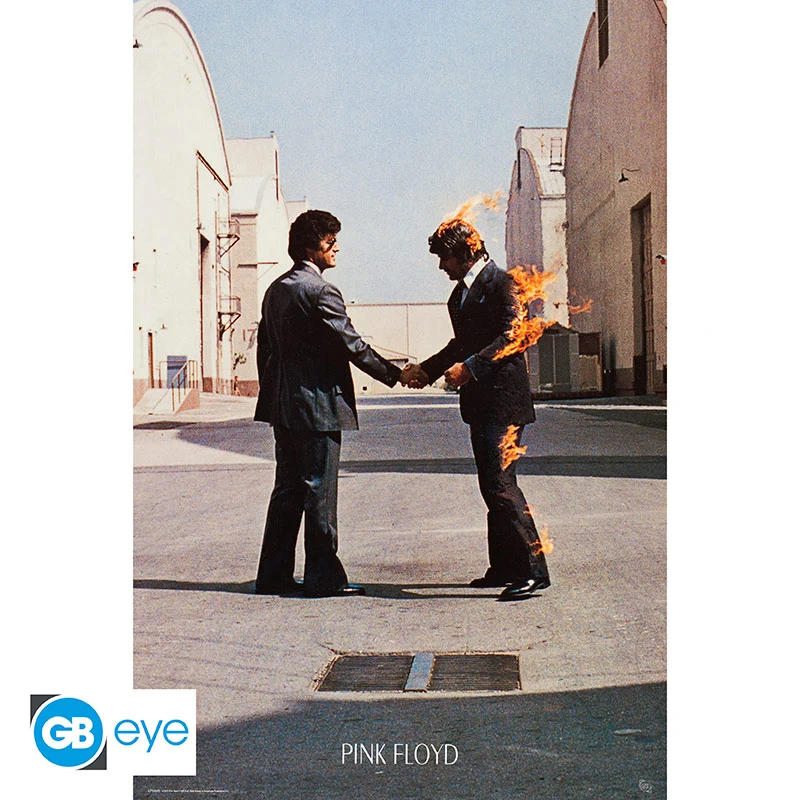 POSTER GRANDE 91.5X61 WISH YOU WERE HERE PINK FLOYD ABYSSE