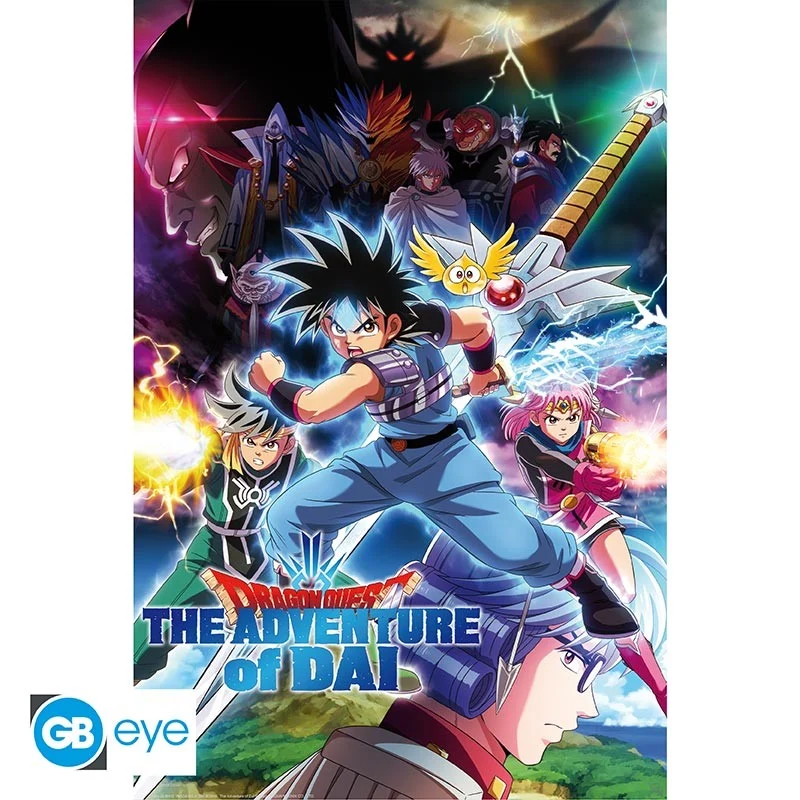 Dragon Quest Dai - Poster Maxi 91.5X61 - Dai Vs Dark Army ABYSTYLE