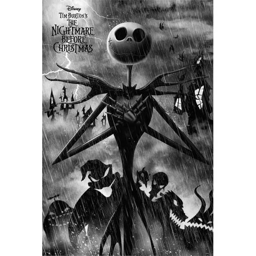 POSTER DISNEY PESADILLA ANTES DE NAVIDAD JACK SKELLINGTON ABYSTYLE