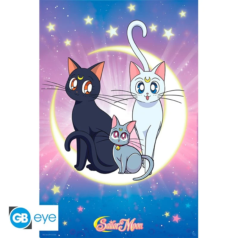 Poster Luna Artemis Diana Sailor Moon 91,5 x 61 cm ABYSTYLE