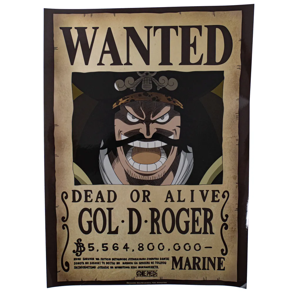 Póster "Se busca" de One Piece AbyStyle