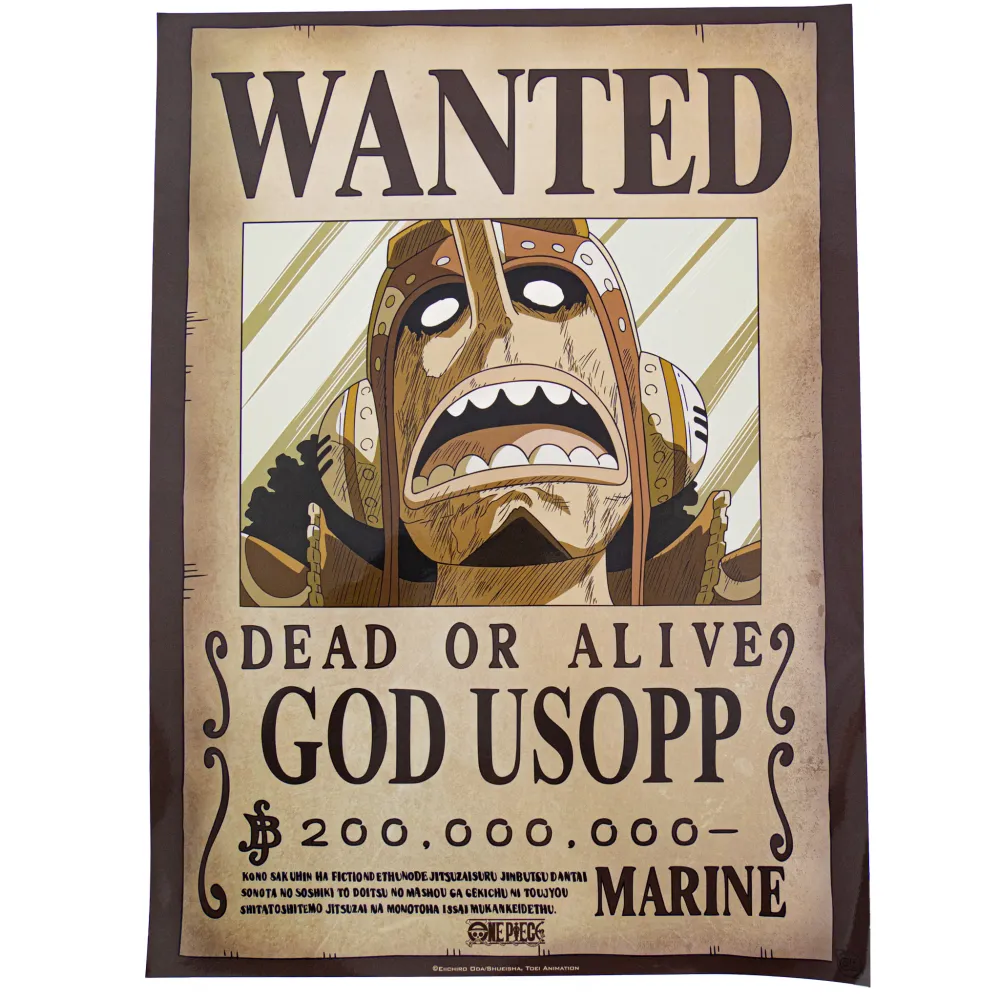 Póster "Se busca" de One Piece AbyStyle