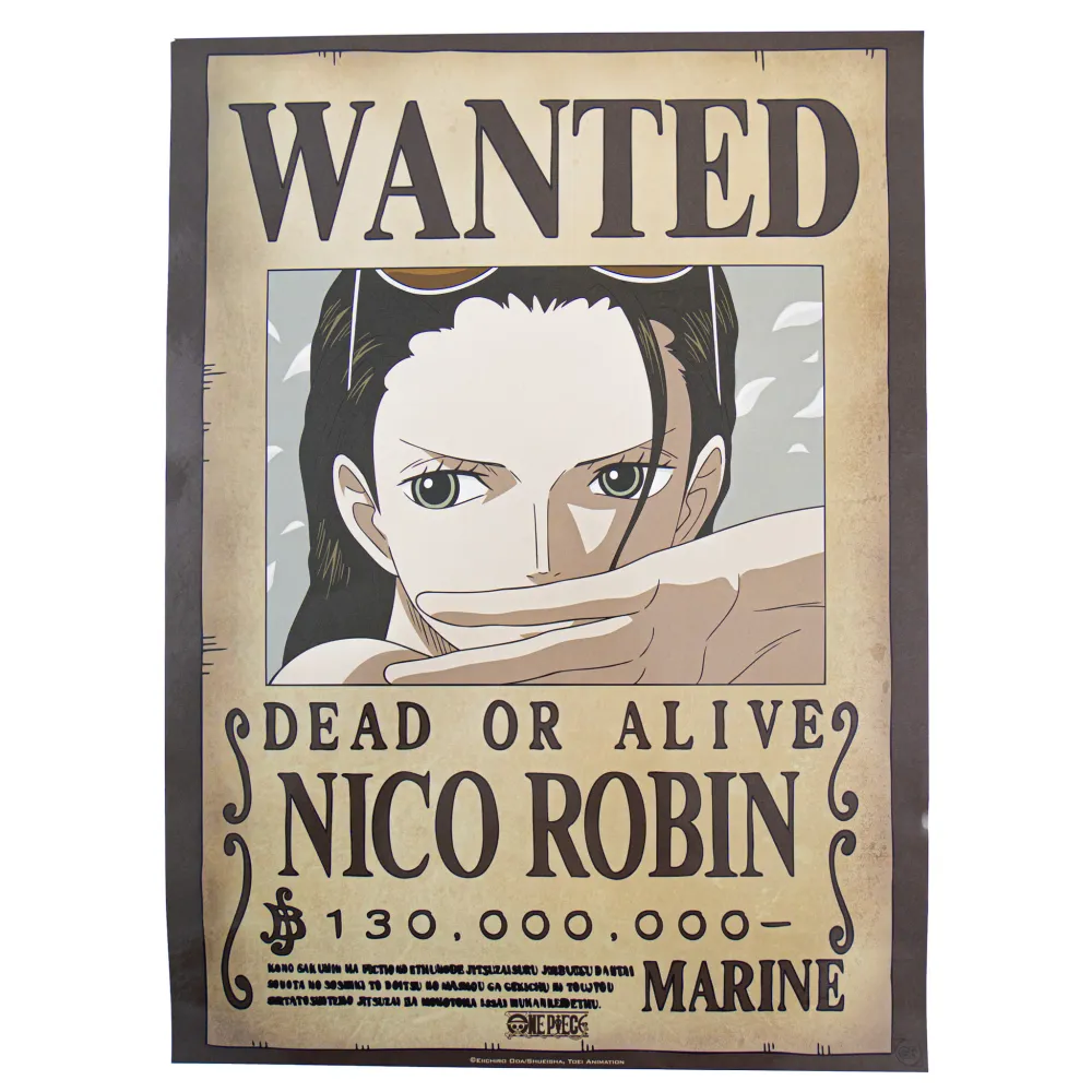 Póster "Se busca" de One Piece AbyStyle