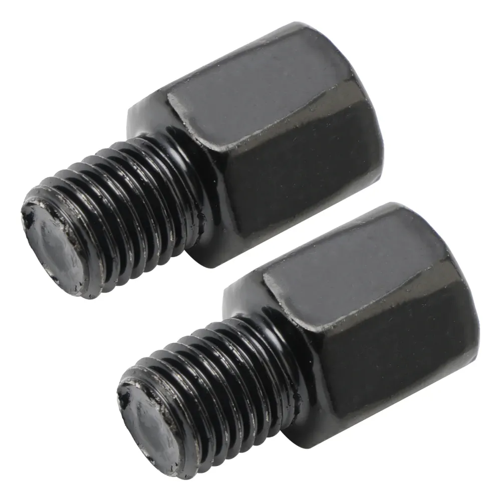 2 adaptadores universales de espejo para motocicleta y scooter de 8 mm estándar 10 mm estándar
