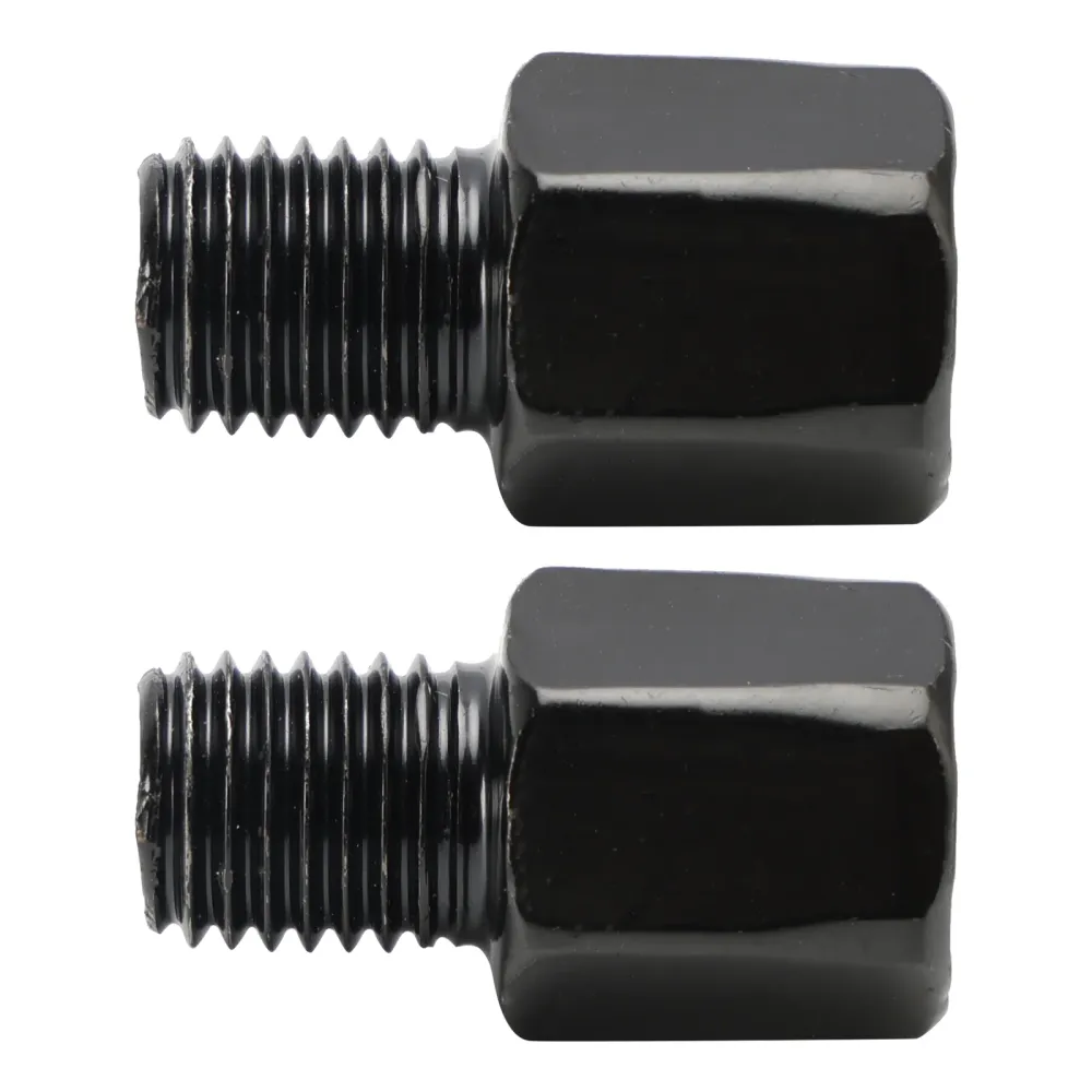 2 adaptadores universales de espejo para motocicleta y scooter de 8 mm estándar 10 mm estándar