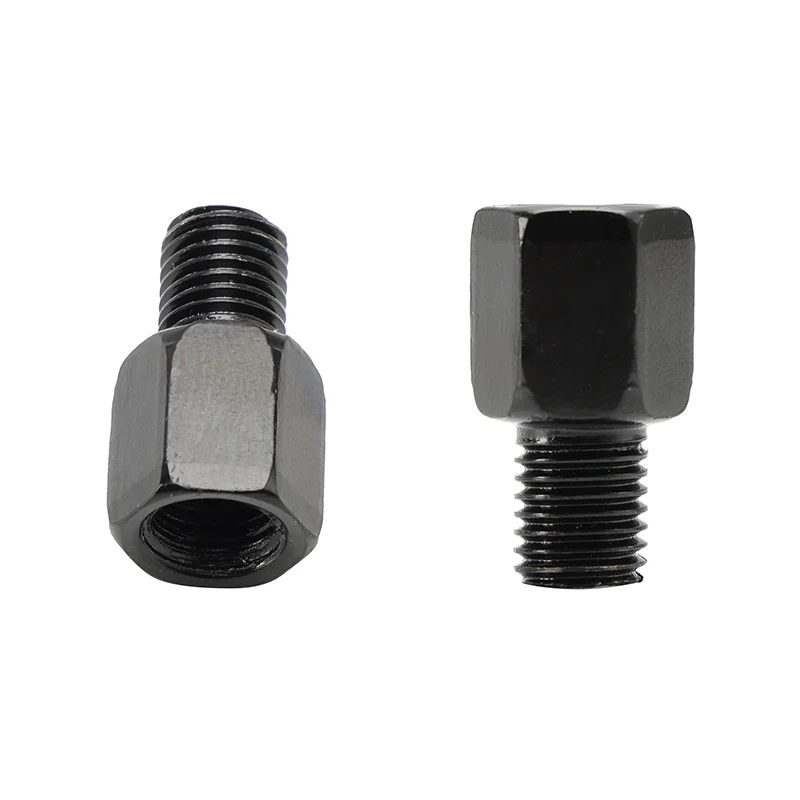 2 adaptadores universales de espejo para motocicleta y scooter de 10 mm inverso 10 mm estándar