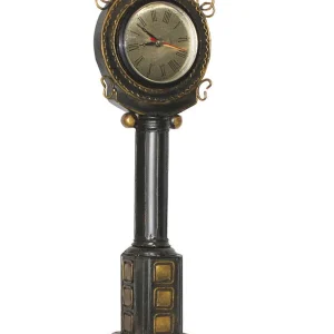 Adorno reloj metal