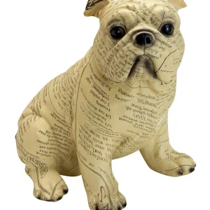 Adorno resina perro diario 23x17x22 cm.