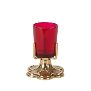 Vela votiva tradicional de latón macizo para iglesia o capilla Adrian Hamers Inc.