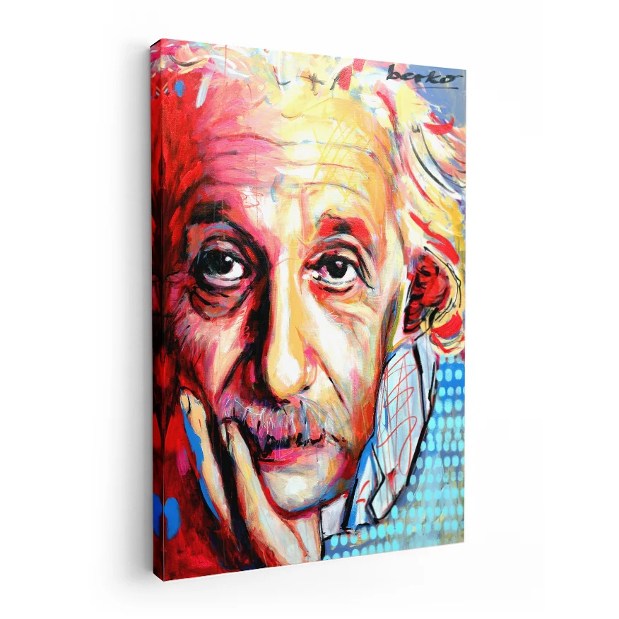 Albert Einstein Retrato Poster