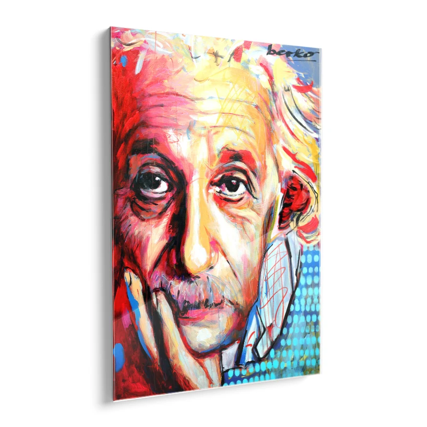 Albert Einstein Retrato Poster