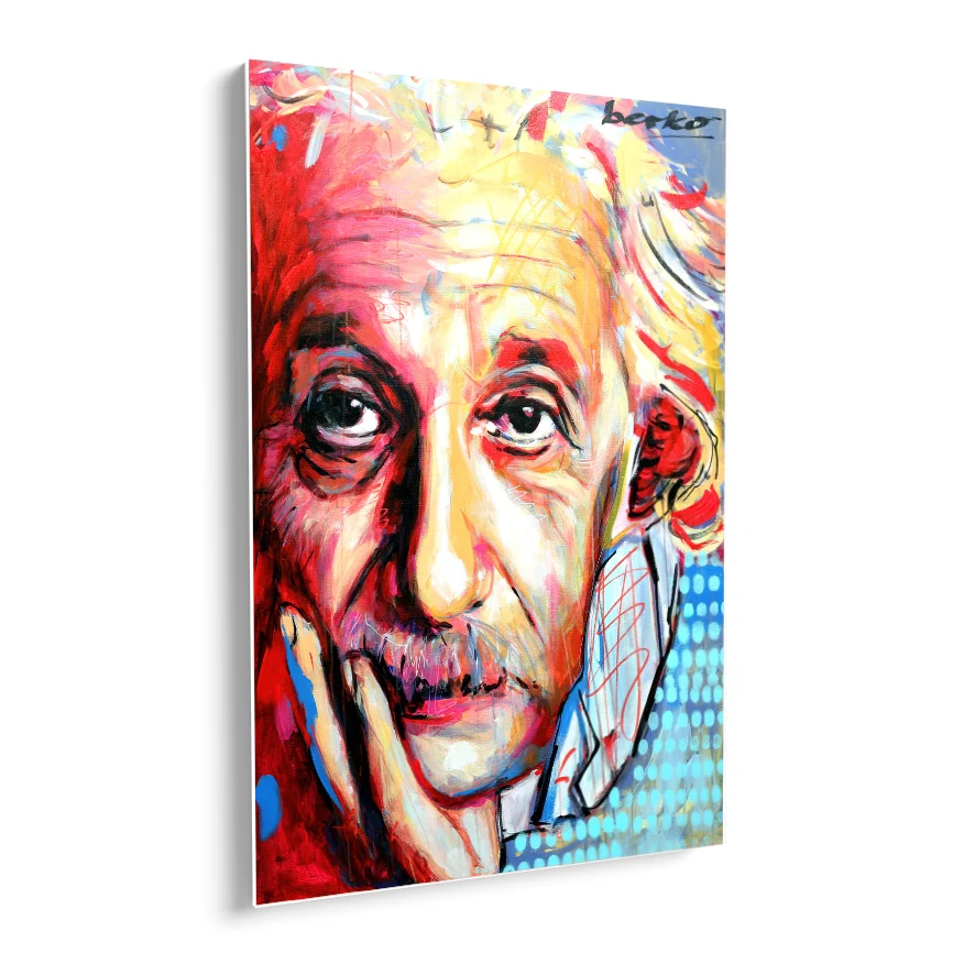 Albert Einstein Retrato Poster