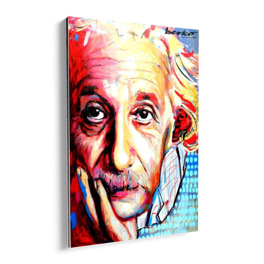 Albert Einstein Retrato Poster